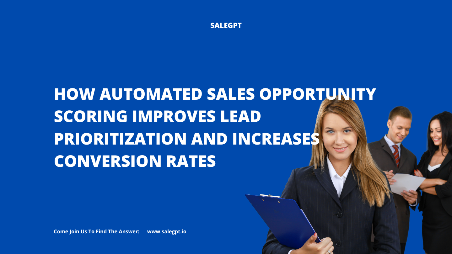 Automate Lead Scoring to Increase Sales Conversion | SaleAI