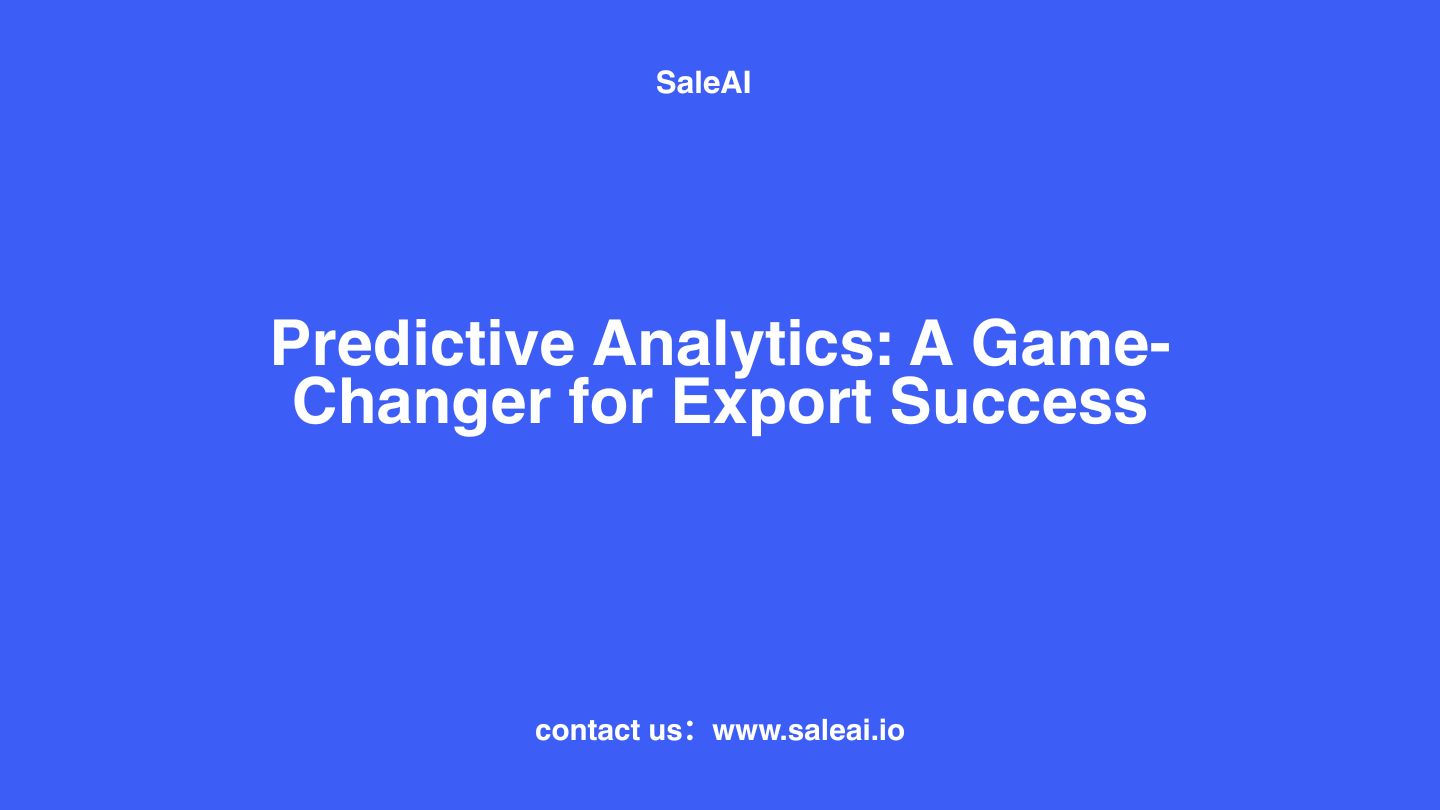 predictive-analytics-a-game-changer-for-export-success