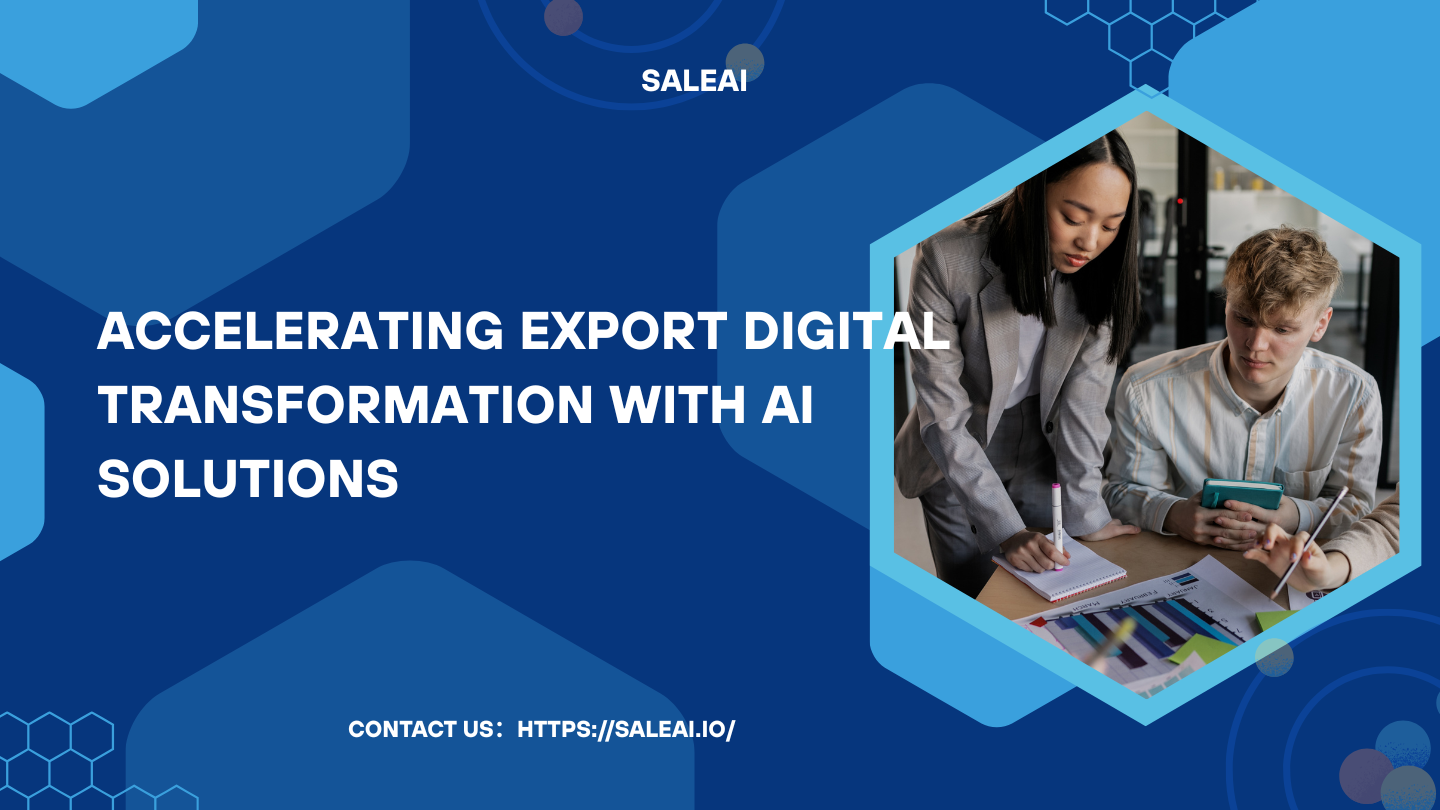 Acelerando a transformação digital de exportação com soluções de IA