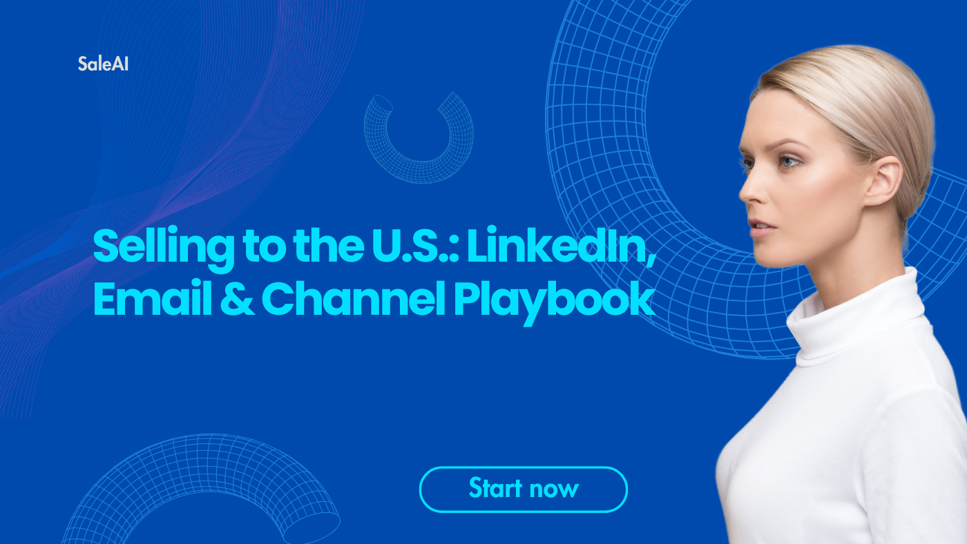 Vendas de exportação dos EUA: LinkedIn, Playbook de e -mail e canal | Saleai