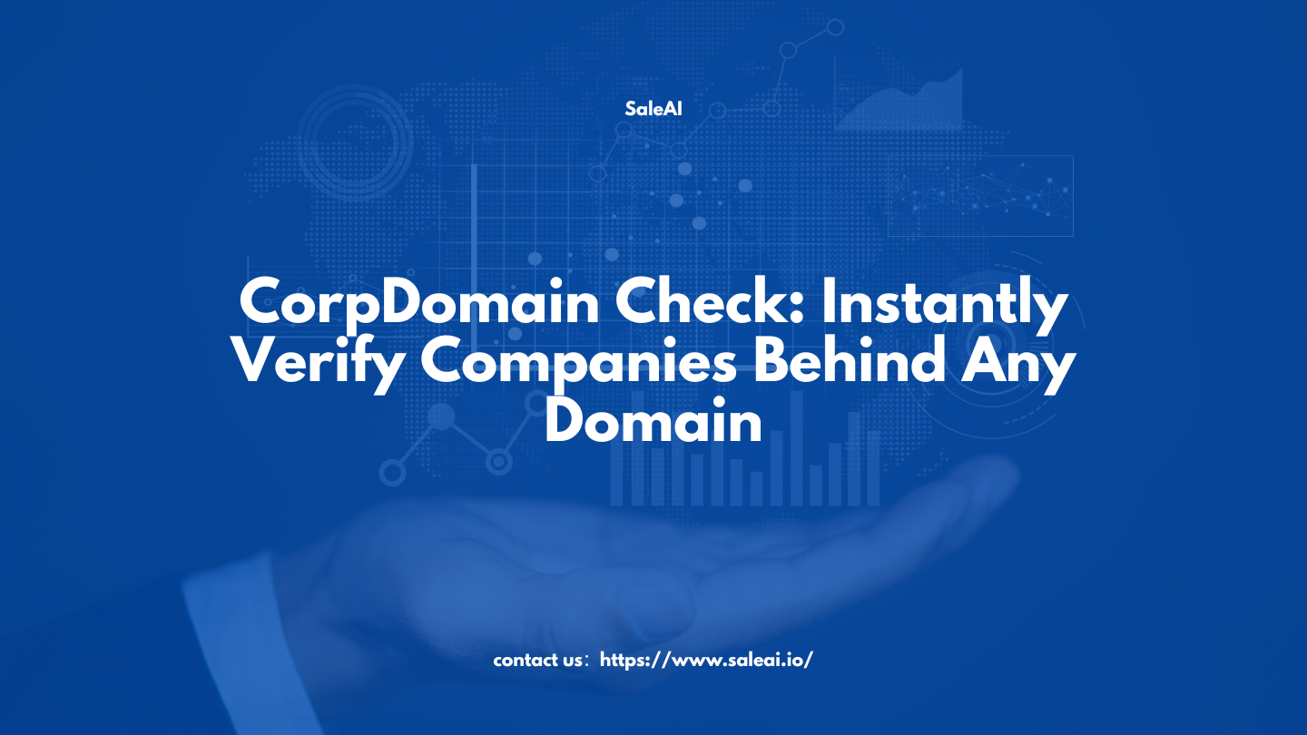 Domain-Based Company Lookup Tool for B2B Due Diligence