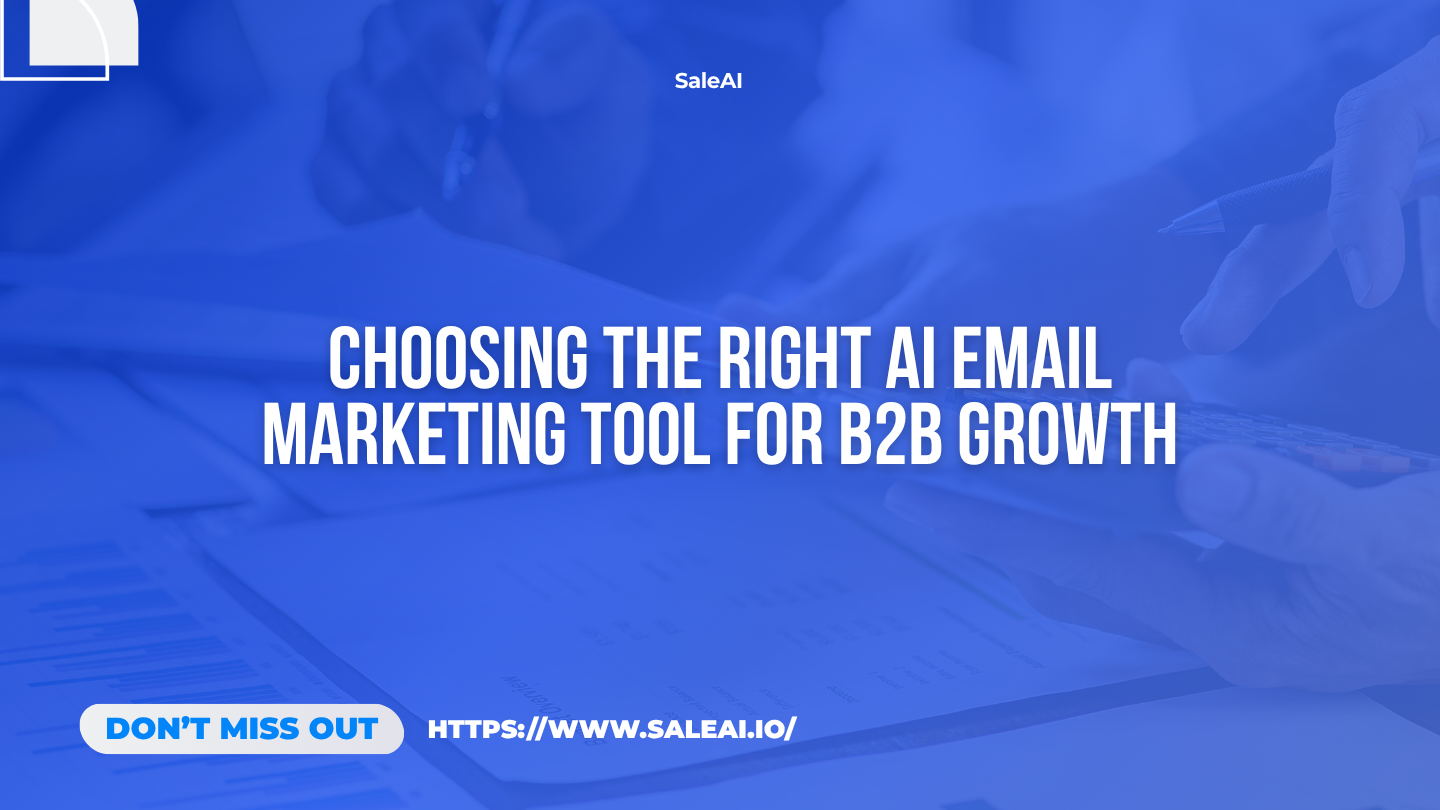 AI Email Marketing Tools for B2B Sales | SaleAI Platform