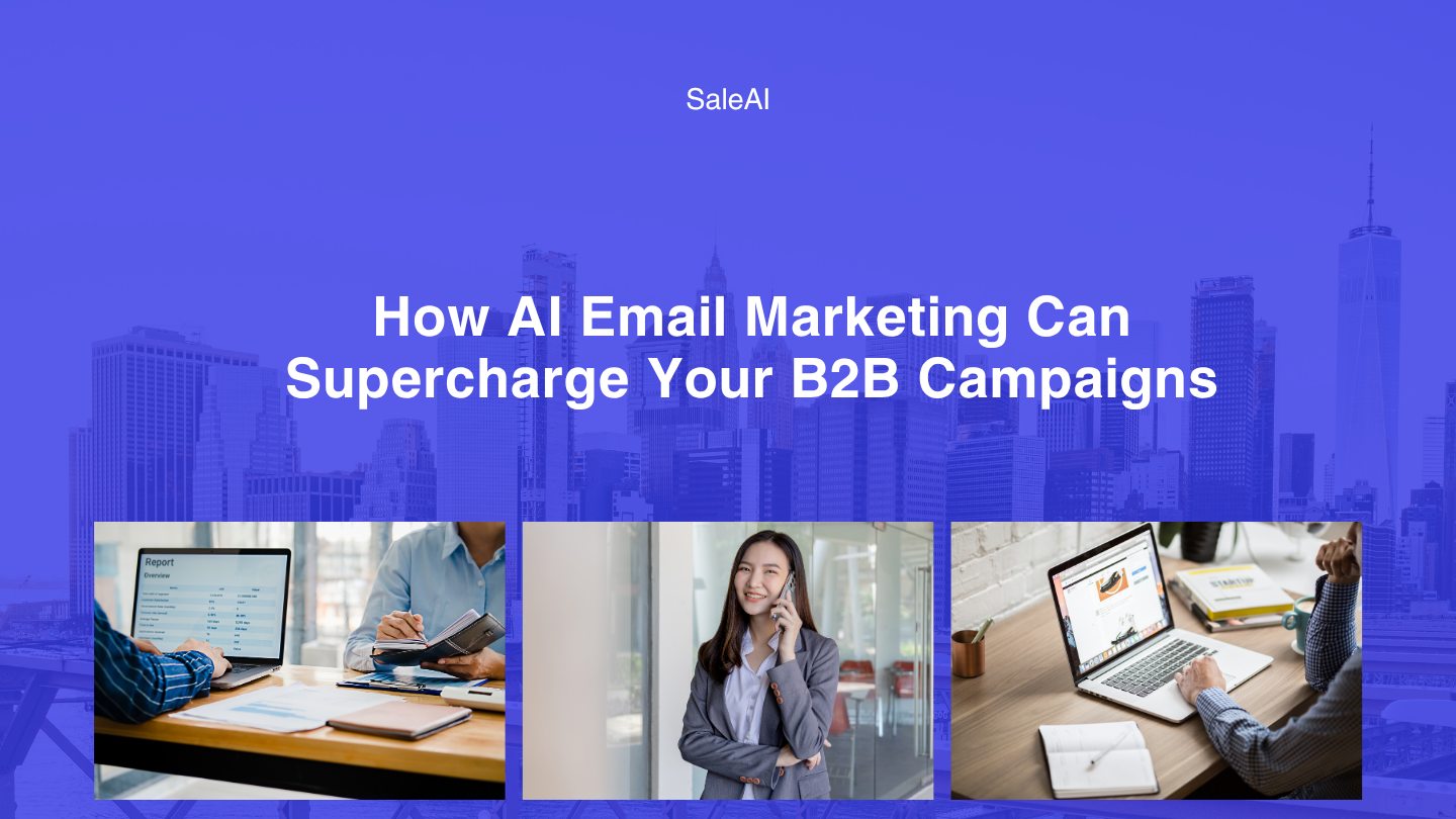 Aumente o alcance B2B com as ferramentas de marketing por e -mail da IA ​​| Saleai