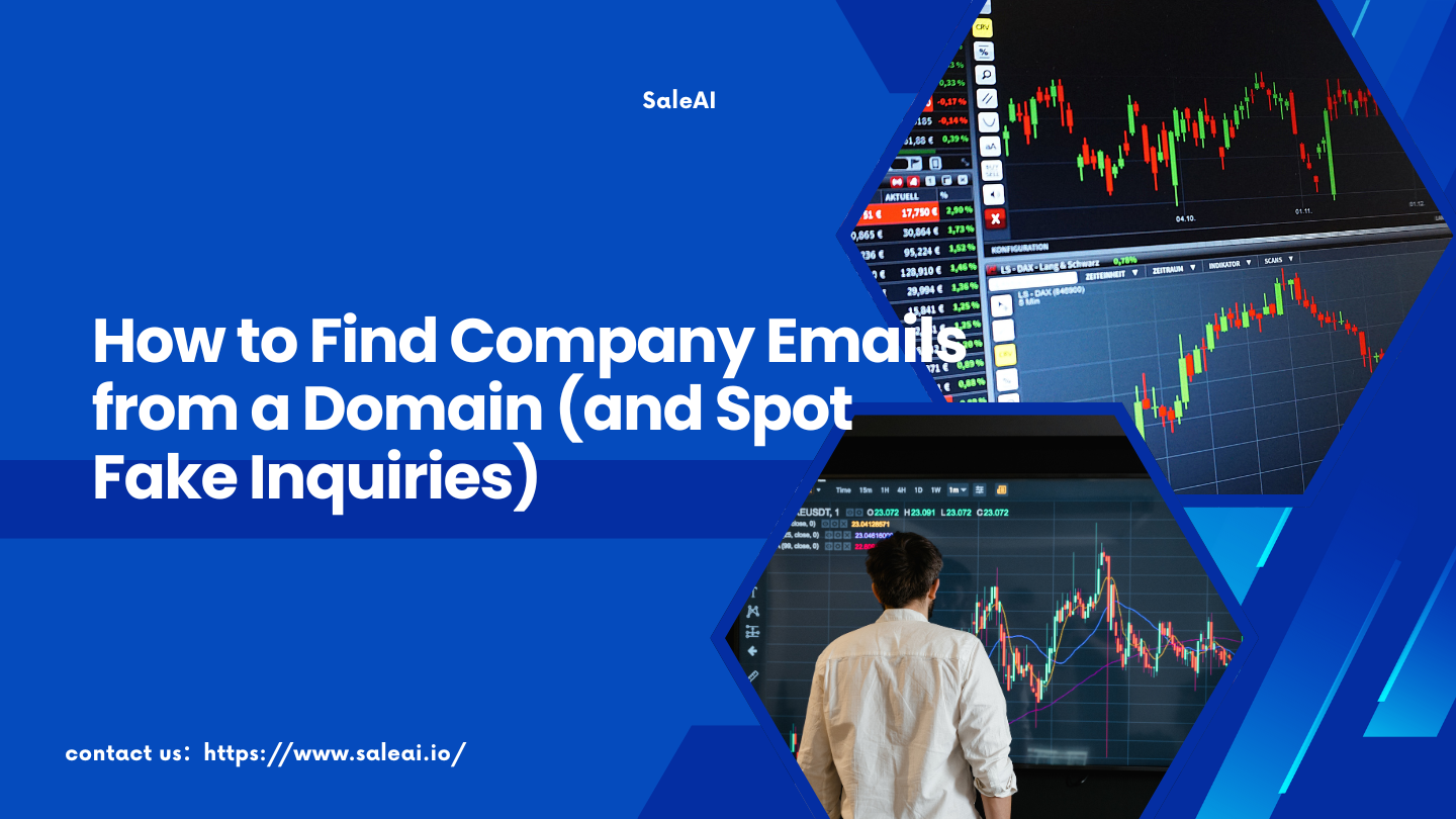 Find Company Emails from a Domain with SaleAI