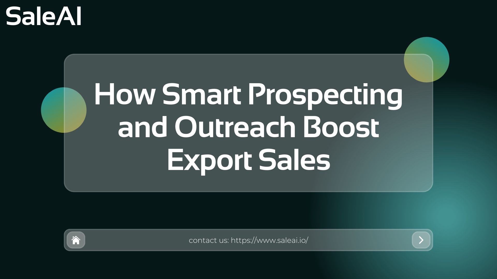 Smarter Lead Prospecting with SaleAI's Data Search Agent