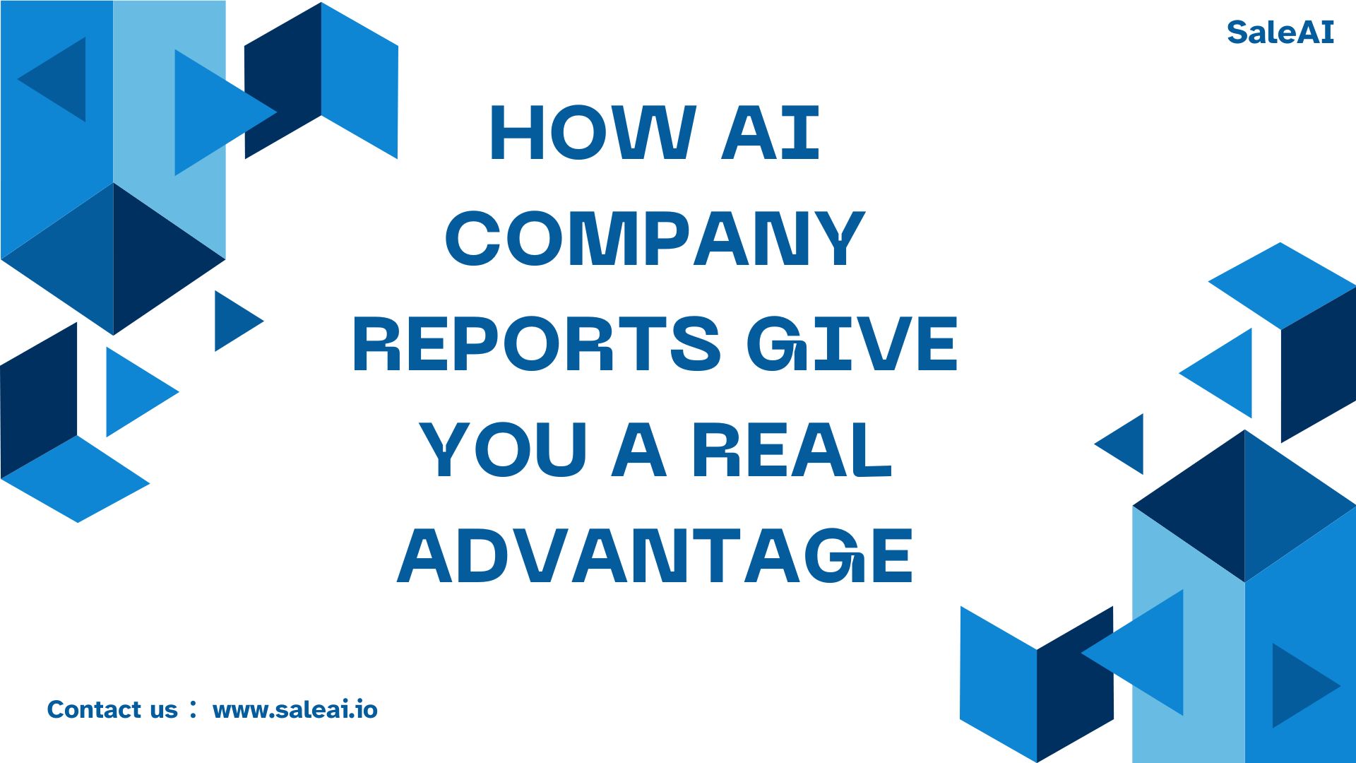 How AI Company Reports Give You a Real Advantage