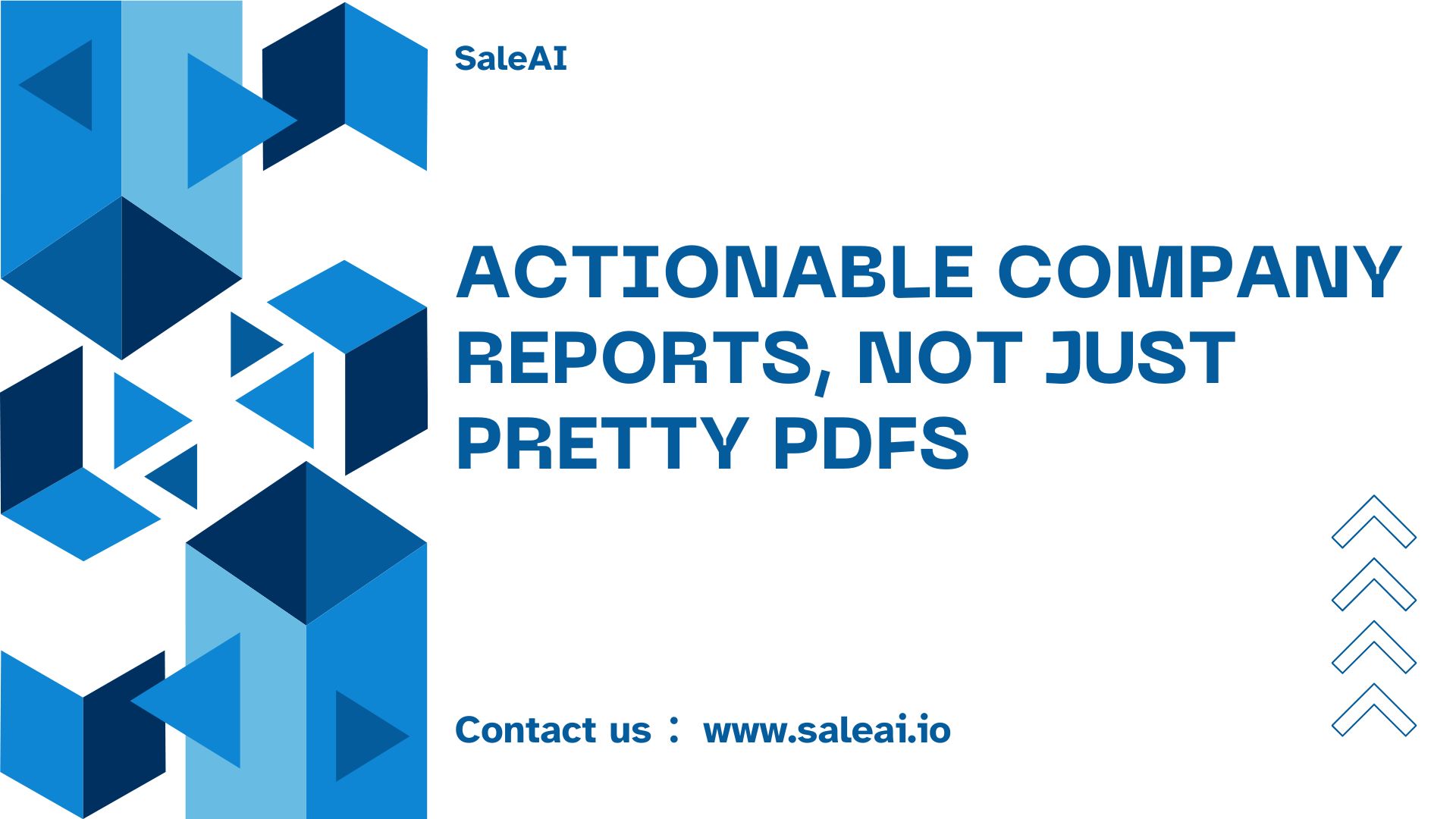 Actionable Company Reports, Not Just Pretty PDFs