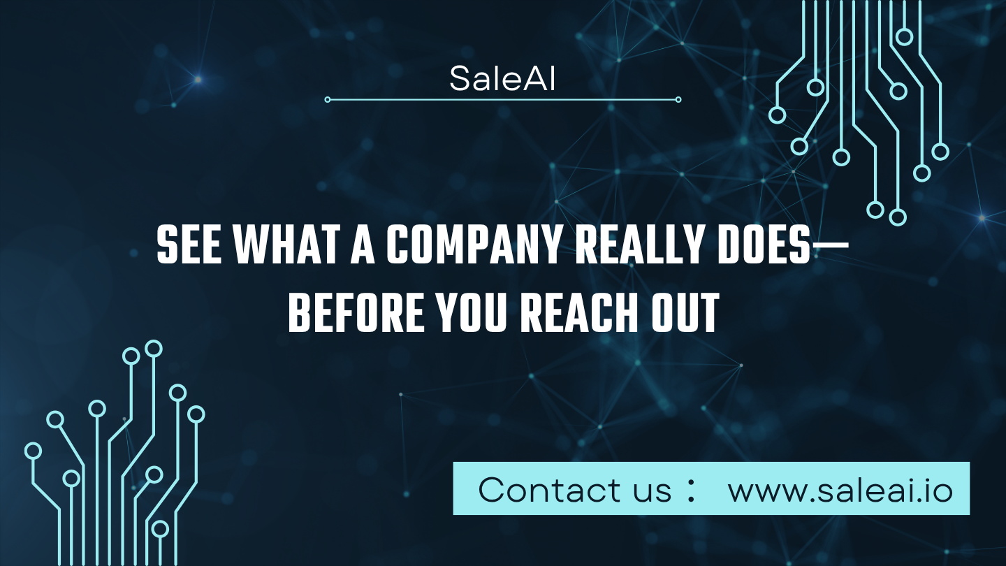 Understand Buyer Industry with SaleAI Insight Agent