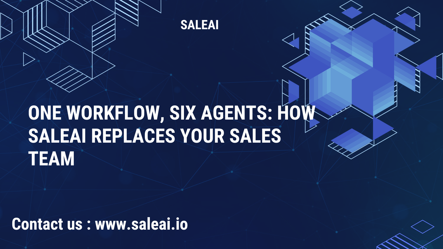 Replace Your Sales Team with SaleAI’s Six-Agent Workflow