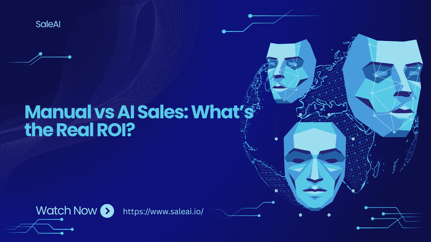 Vendas Manuais vs. Vendas por IA: Qual é o Retorno Real sobre o Investimento? | SaleAI