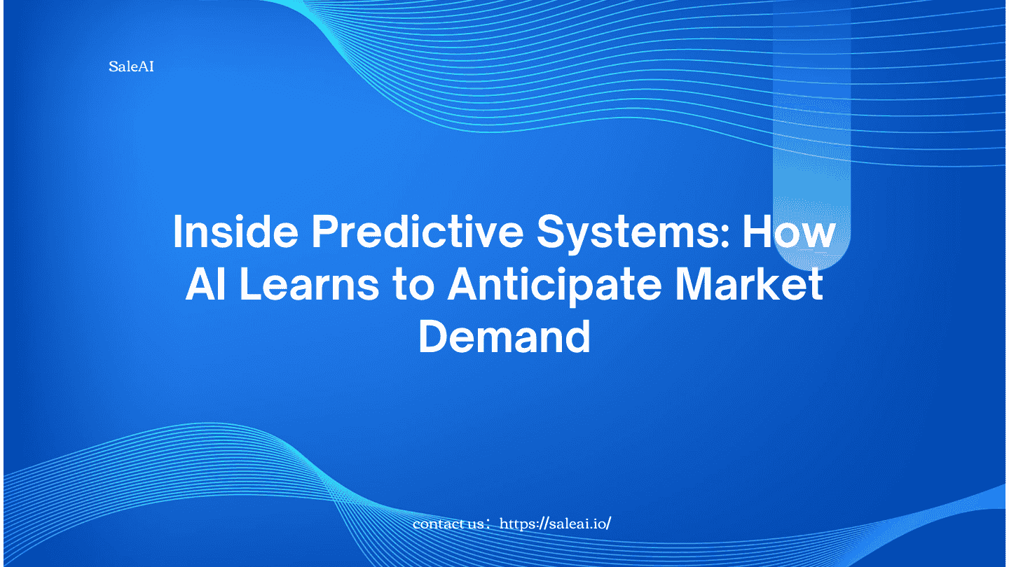 Inside Predictive Systems: How AI Learns to Anticipate Market Demand